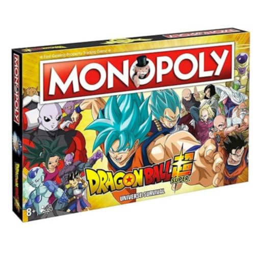 Dragon Ball Z Super Monopoly Board Game - Edizione Italiana, 2 Giocatori