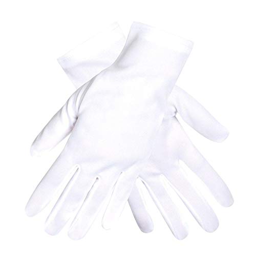 Aptafêtes Ac0806, Guanti In Poliestere, Bianco (Blanc), Taglia Unica