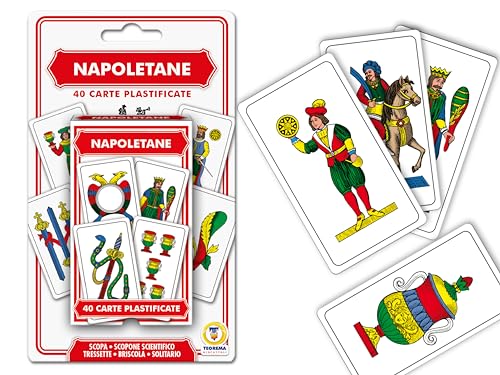 Teorema - Mazzo Di Carte Napoletane (Italia), Composto Da 40 Carte Da Gioco Regionali Plastificate