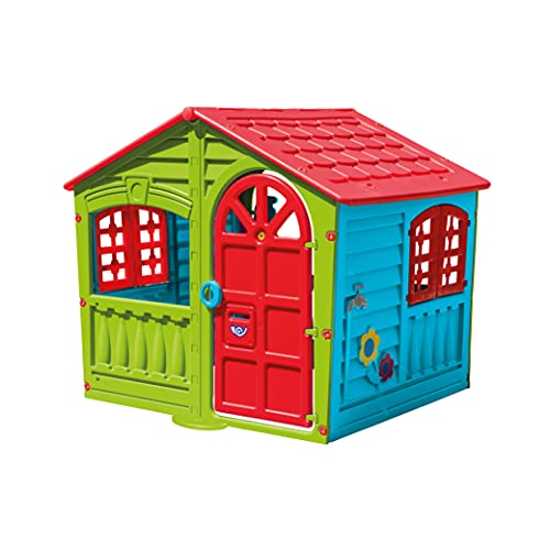 Sport1 House Of Fun Casetta Da Giardino Per Bambini. Casetta Per Bambini Da Giardino/Interno. Casa Per Bambini In Plastica Di Facile Montaggio. Porta