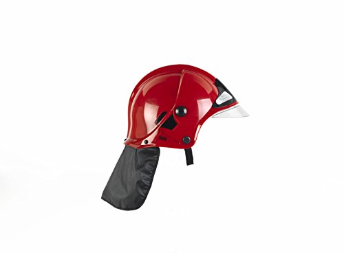 Theo Klein 8901 Casco Rosso Da Pompiere Fire Fighter Henry I Fedele Alla Replica Originale Con Design Msa I Visiera Mobile I Misura Regolabile I Dimen