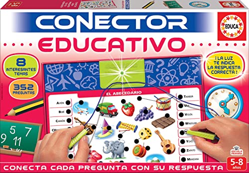 Educa - Educativo Gioco Connector Per Bambini, Multicolore, Sin Talla, 17203, One Size