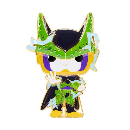 Funko Pop! Large Enamel Pin Anime: Dbz - Gohan - Perfect Cell Chase - Dragon Ball Z Spille Smaltate - Spilla Da Collezione Carina - Per Gli Zaini & Bo
