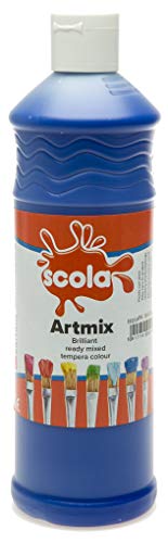 Scola Artmix Bright Blue Ready Mixed Lavabile Colorato Paint – 600 Ml
