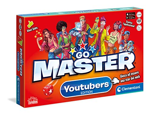 Clementoni- Youtuber Gioco Da Tavolo, Multicolore, 16622