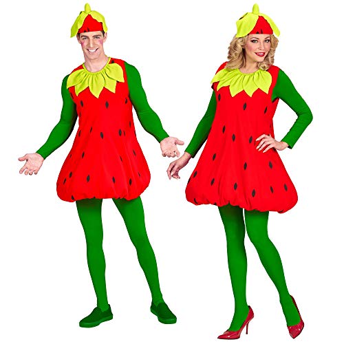 "Strawberry" (Dress, Headpiece) - (One Size Fits Most Adult)