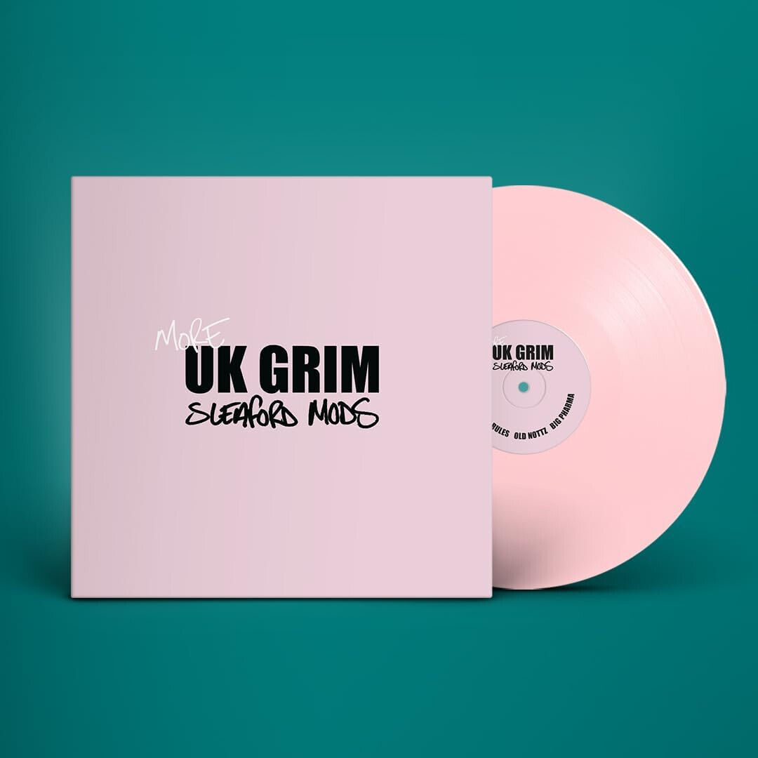 Sleaford Mods More Uk Grime Vinile Lp Colorato Rosa Nuovo e Sigillato