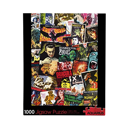 Nmr Distribution- Hammer Movie Posters Puzzle 1000 Pezzi, Multicolore, One Size, 65336