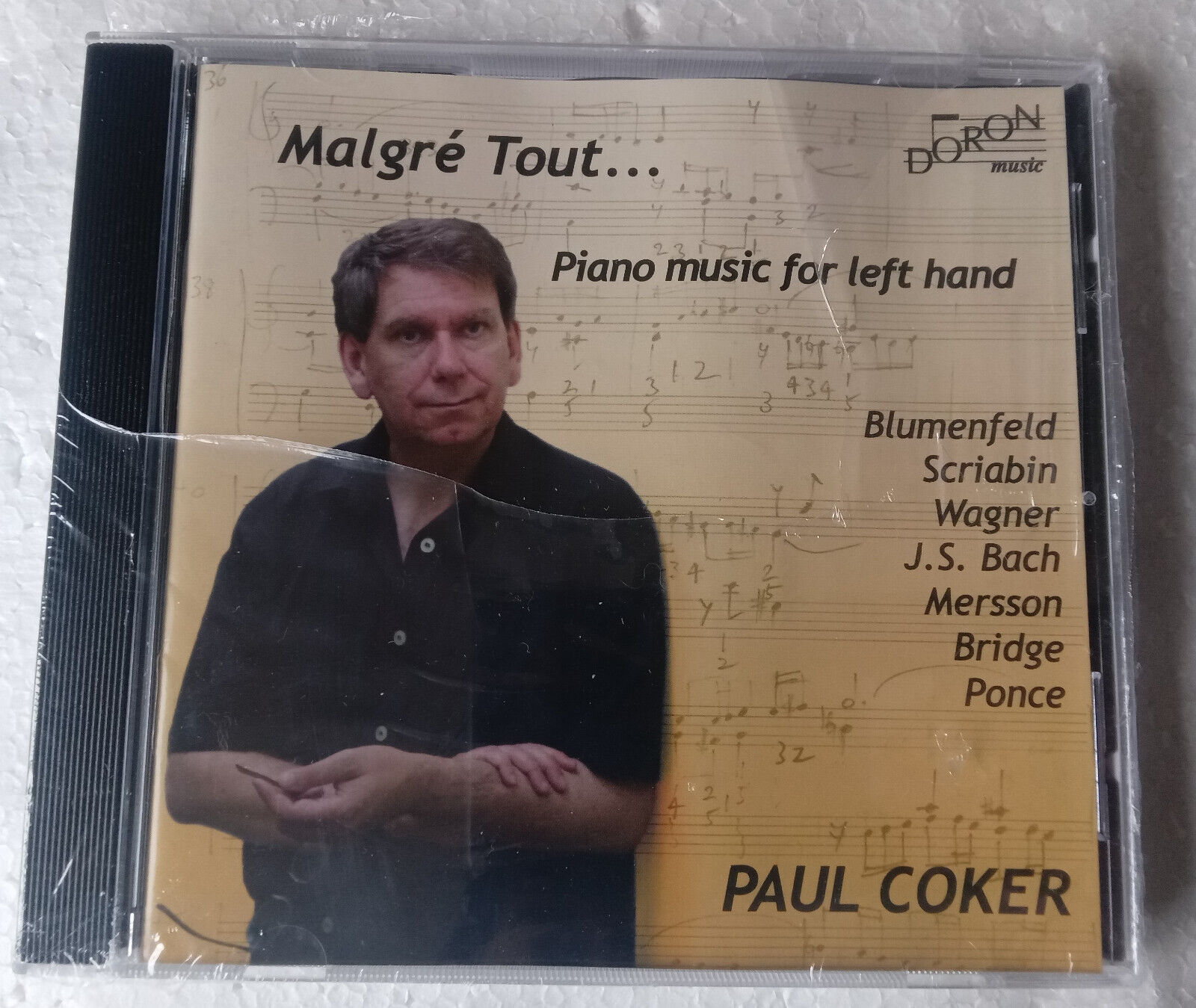 PAUL COKER • Malgré Tout... Piano music for left hand (2012) CD Doron DRC3058[2]