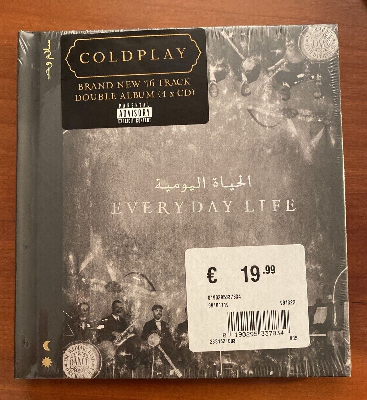 COLDPLAY - Everyday Life CD HARDBOOK DOUBLE ALUBUM 1 CD 16 TRACK