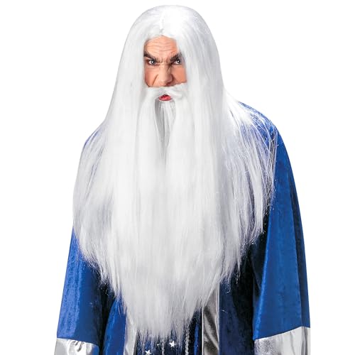 "Wizard Wig With Maxi Beard & Moustache" In Box -