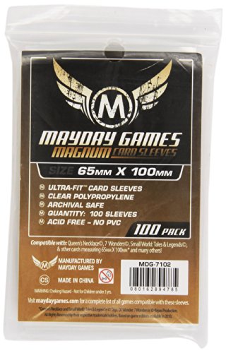 Mayday Games-Mdg7102-Buste Protettive Carte 65X100 Mm (100)