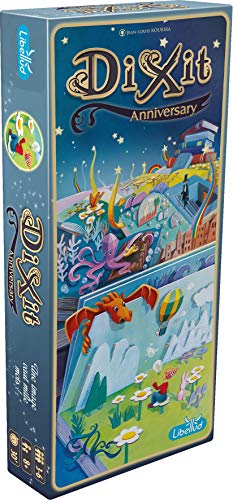 Libellud Dixit - Estensione: Anniversary (Edizione 2022) | Gioco Di Comunicazione | Età: 8+ | 3-6 Giocatori, Tempo Di Partita: 30 Minuti, Edizione In