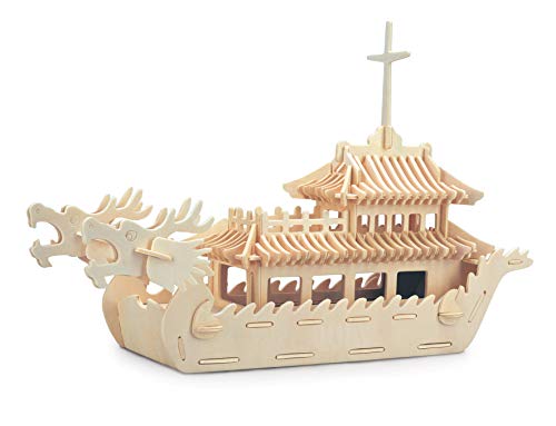 Quay Dragon Boat Woodcraft Kit Di Costruzione Fsc