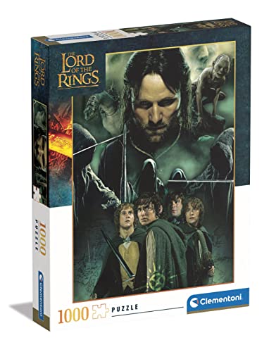 Clementoni Lord Of The Rings Rings-1000 Pezzi Adulti, Puzzle Film Famosi, Made In Italy, Multicolore, 39738