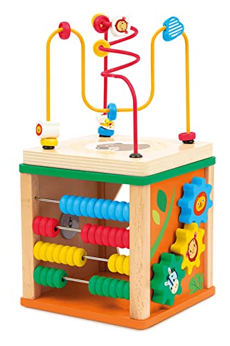 Sevi- Cubo Multiattività (14 Pz.), Multicolore, Ca. 16 X 16 X 30 Cm, Parkaewest