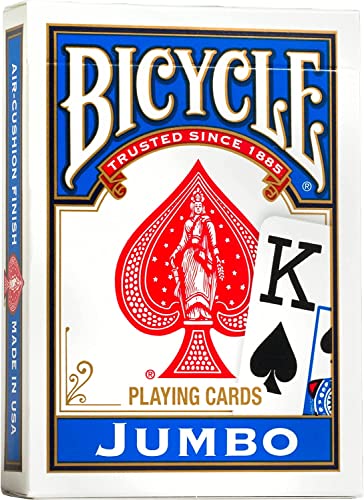 Bicycle Jumbo Index Playing Cards- Colori Assortiti