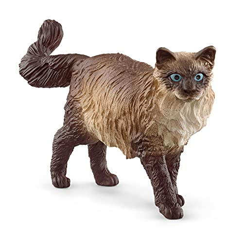 Schleich 13940 - Statuina Giocattolo A Forma Di Gatto Farm World, Multicolore