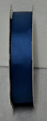 Nastro Grosgrain Gros Grain 20 Mm Rotolo Bobina 50 Metri (Blu)