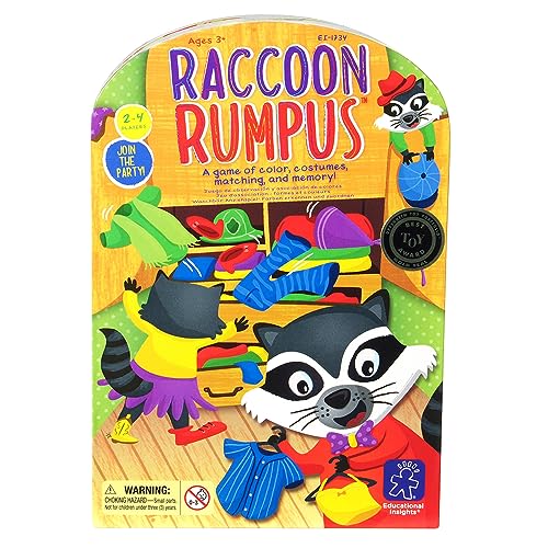 Learning Resources Gioco Di Colori E Attributi Raccoon Rumpus