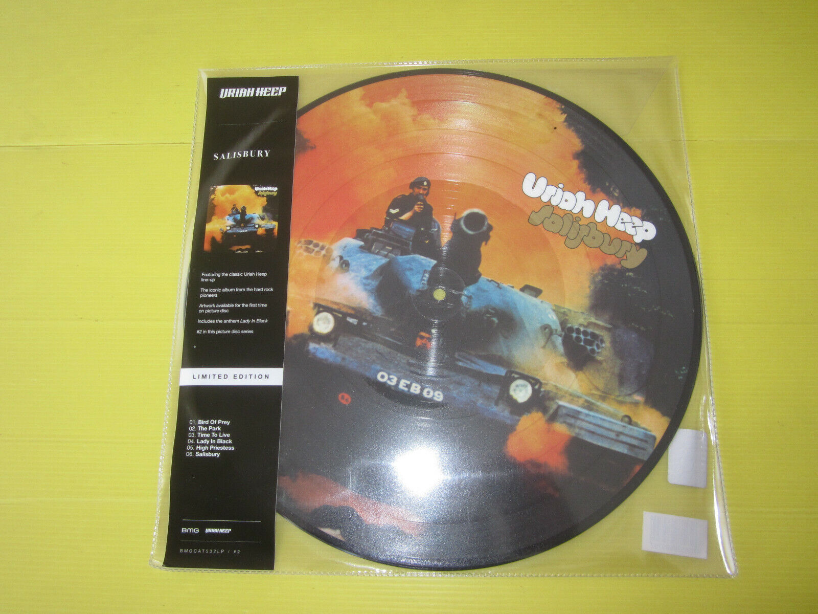 URIAH HEEP - SALISBURY LTD ED.PICTURE DISC-BMG CAT532LP SIGILLATO RE 2022 EU