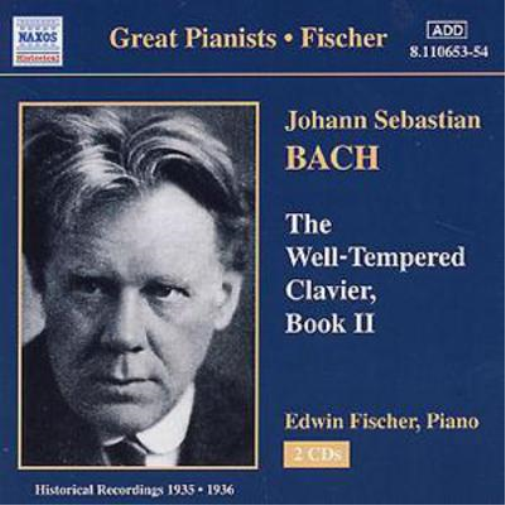 Edwin Fischer Johann Sebastian Bach: The Well-Tempered Clavier, Book 2 (CD)