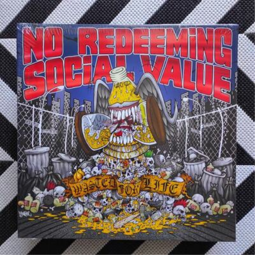 No Redeeming Social Value Wasted for Life (Vinyl LP) 12" Album Picture Disc