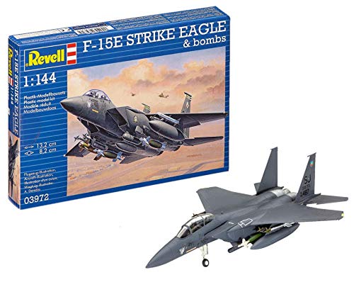 Revell-F-15E Strike Eagle E Bombe Kit Modello, Multicolore, 03972