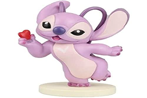 Enesco - Stitch & Angel - Statuetta Angel Cuore, 76780016341