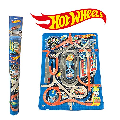 Ods- Tappeto Gioco Arredo 120 X 90 Cm Hot Wheels Tappetone 120X 90 Cm, 3 + Anni, Vari Colori, Media, 42025