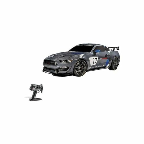 Mondo Motors - Macchina Radiocomandata Global Mustang Gt4 4Wd R/C - Modello In Scala 1/10 - Fino A 30 Km/H Di Velocità - Drift Action - Auto Giocattol