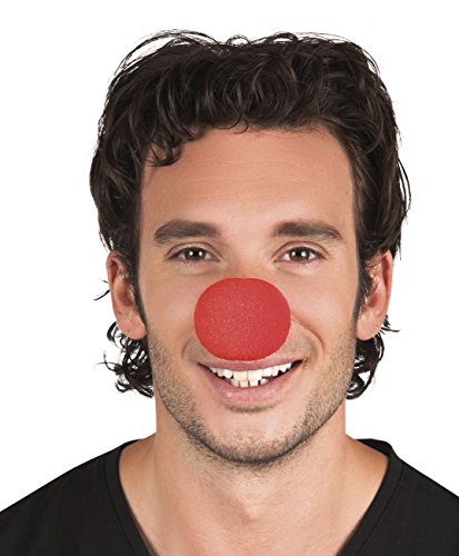 Boland Set 12 Nasi Clown Foam Rosso