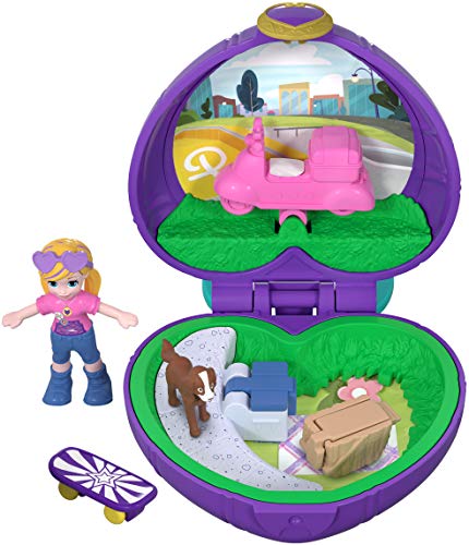 Polly Pocket Mini Cofanetto Picnic Con Una Bambola, Giocattolo Per Bambini 4+ Anni, Fry30