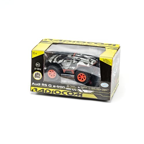 Ods Radiocom Audi Q E-Tron - Giocattolo Radiocomandato Per Bambini A Licenza Audi Con Scossa In Lexane Ruote Morbide. Idea Regalo Per Appassionati Di