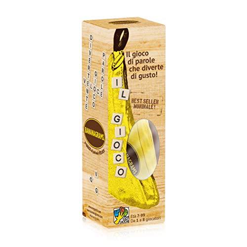 Dv Giochi- Bananagrams-Il Gioco Che Sazia La Tua Fame Di Parole Crociate-Edizione Italiana, Multicolore, 7-99 Anni Dvg9364