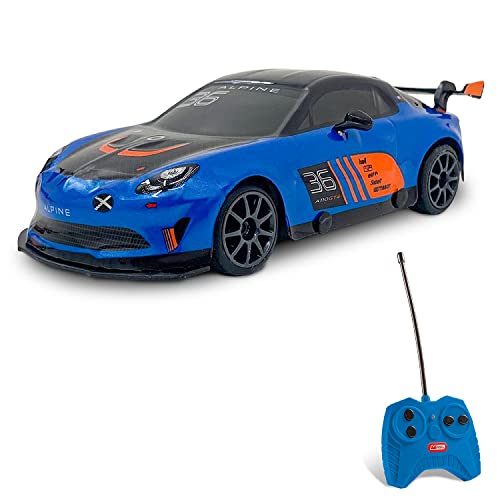 Mondo Motors - Renault Alpine Gt4 - Modello In Scala 1:28 - Fino A 10 Km/H Di Velocità - Auto Giocattolo Per Bambini - 63609