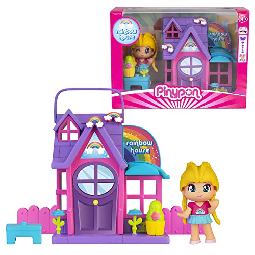 Pinypon Casetta Dell'Arcobaleno Giocattolo, Multicolore, Taglia Unica, Pny26200