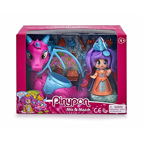 Pinypon - Mini Bambole Regina Dei Draghi, 700015547