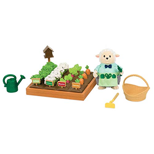 Li'L Woodzeez Wz6716Z Play Set Di 31 Giocattoli Con Personaggio Animale E Accessori Da Giardinaggio - Figurine In Miniatura E Set Da Gioco Per Bambini