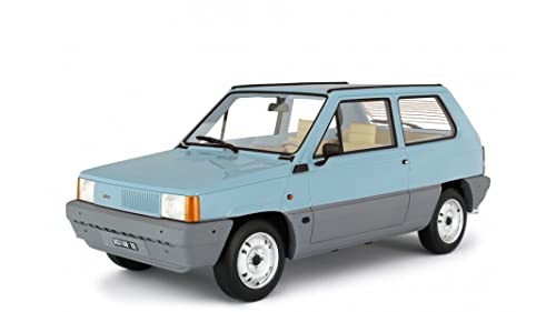 Fiat Panda 30 1980 1:18 Azzurro Lucido Modellino Auto Escl. Collezionisti