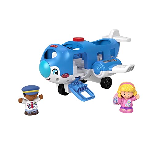 Fisher-Price Hjn37 Little People - Aereo Multilingua, Con Personaggi Per Bambini E Bambini In Età Prescolare A Partire Da 1 Anno