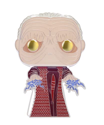 Funko Pop! Large Enamel Pin Star Wars: Unhooded Emperor Palpatine - Imperatore Palpatine Spille Smaltate - Spilla Da Collezione Carina - Per Gli Zaini