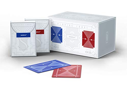 Slowplay Stock Carte Da Gioco Plastica 100%, Set 10 Mazzi Formato Poker, Jumbo Index, Flessibilità E Resistenza Straordinarie, Impermeabili E Lavabili