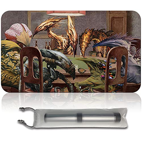 Gioco Da Tavolo Mtg Tappetini Da Gioco+Sacchetto Impermeabile Gratuito, Tcg Card Game Table Mat, Dimensioni 60 X 35 Cm, Compatibile Con Mtg Tcg (Slive