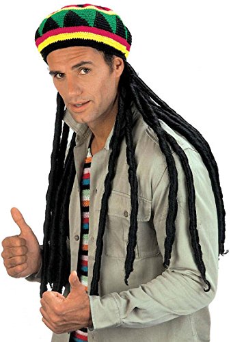 "Rasta Tam With Extralong Dreadlocks" -