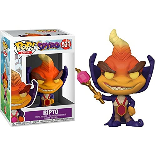 Funko- Pop Figura In Vinile Spyro The Dragon: Ripto Collezione, Multicolore, 43347, Medium