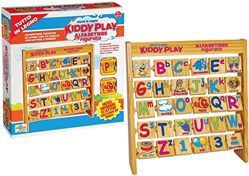Gioco Rs Toys Alfabetiere Figurato In Legno