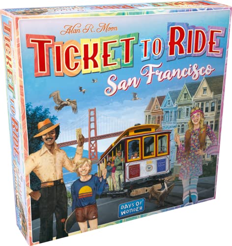 Asmodee - Ticket To Ride San Francisco, Gioco Da Tavolo, 2-4 Giocatori, 8+ Anni, Edizione In Italiano