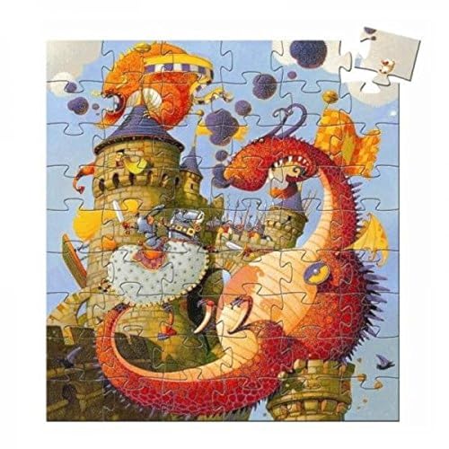 Djeco- Puzzle Silhouette, Colore Misto, Dj07256