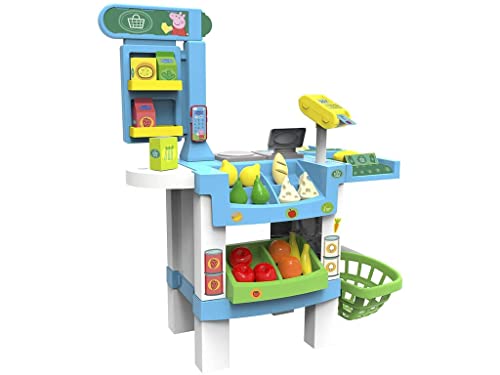 Chicos Supermercato Peppa Pig, Negozio Di Giocattoli Con Suono E Con 38 Accessori, A Partire Da 3 Anni, Multicolore, Medidas: 73.5 X 50 X 91.1 Cm, 841